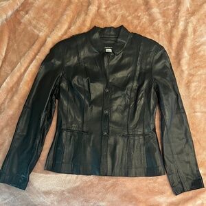 Jones New York Leather Jacket